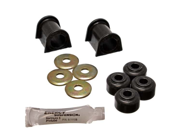 Energy Suspension — Energy Suspension 90-94 Mitsubishi Eclipse AWD Black 20mm Front Sway Bar Bushings (Sway bar end link
Sway Bar Bushing Kit - view 2