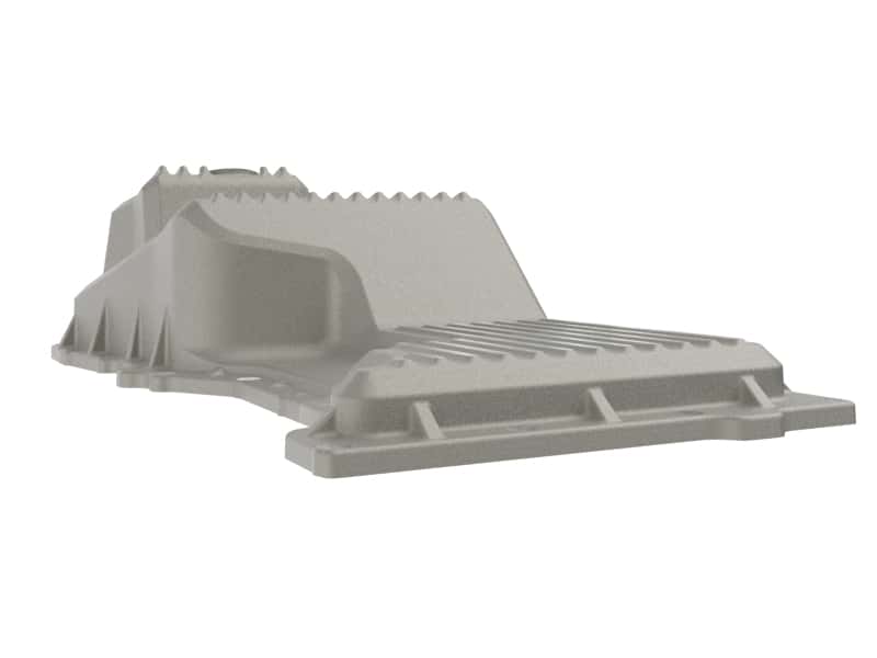 aFe — aFe 20-25 GM Trucks Engine Oil Pan - Raw w/ Machined Fins
Engine Oil Pan - view 4