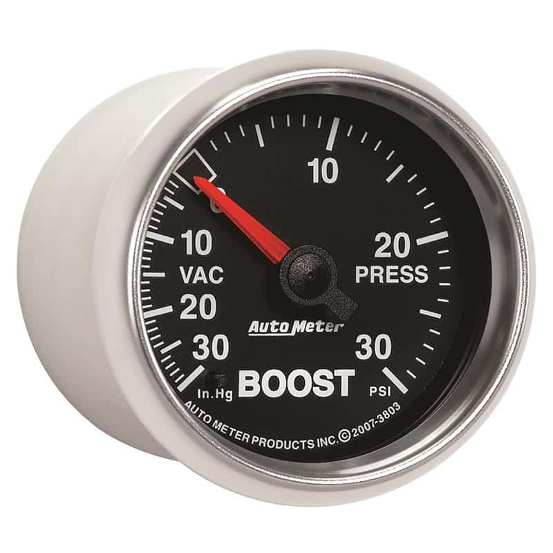 AutoMeter — Autometer GS 52mm 30 In Hg.-Vac/30 PSI Mechanical Vacuum/Boost Gauge
2-1/16" BOOST-VAC, 3 - view 5