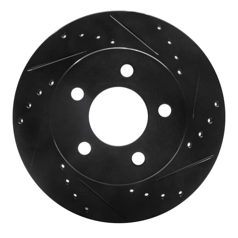 R1 Concepts — R1 90-99 Jeep Cherokee Front Right Drilled & Slotted Black Brake Rotor
R1 Brake Rotor Drill - view 1