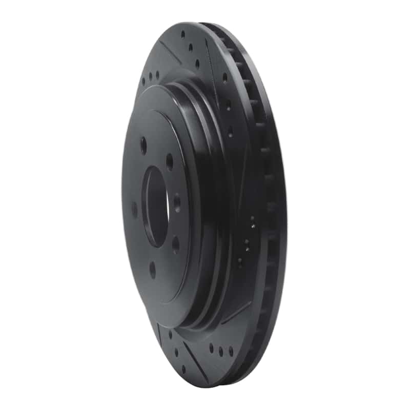 R1 Concepts — R1 13-19 Cadillac ATS Rear Right Drilled & Slotted Black Brake Rotor
R1 Brake Rotor Drill - view 2