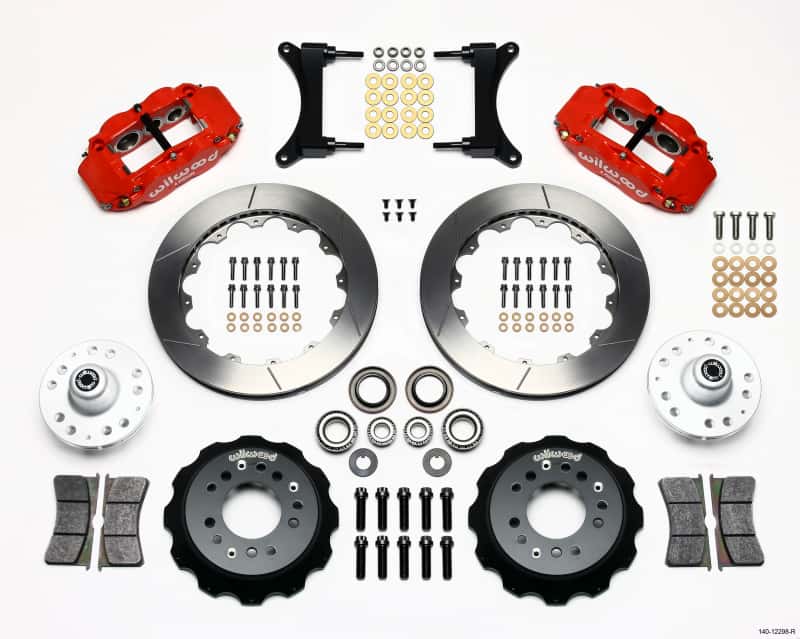 Wilwood — Wilwood Narrow Superlite 6R Front Hub Kit 12.88in Red 79-87 GM G Body
BRAKE KIT - view 1