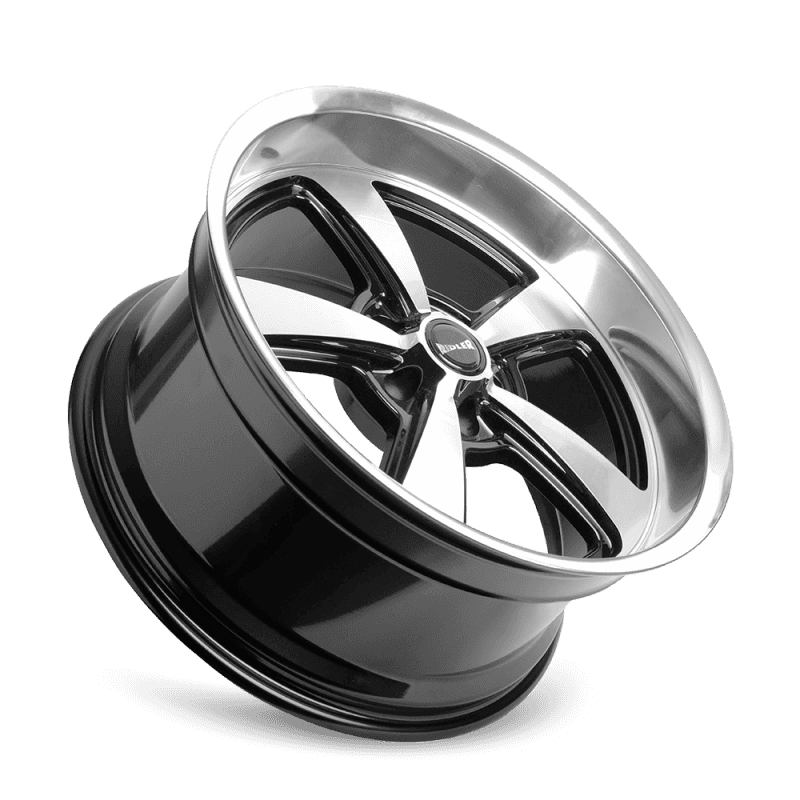 Ridler Wheels — Ridler 652 18x9.5 / 5x127 BP / 0mm Offset / 83.82mm Hub Gls Blk w/ Diamond Cut Face & Lip Wheel - view 3