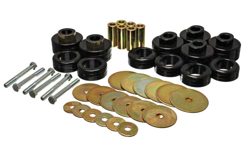 Energy Suspension — Energy Suspension Cab Mount Set - Std Cab - Black
BodyMntBshKt - view 2