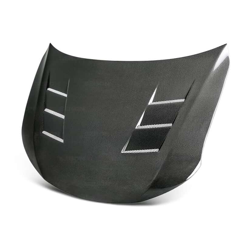 Seibon — Seibon 2014 Scion TC OEM Carbon Fiber Hood - TS Style - view 1