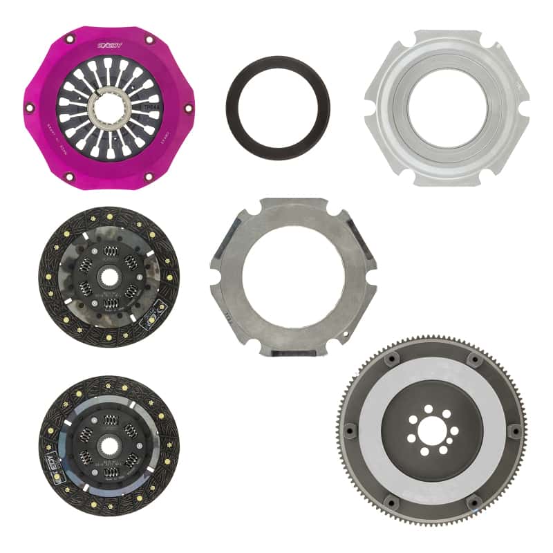 Exedy — Exedy 08-15 Mitsubishi Evo X 4B11T 2.0L Twin-Organic Clutch Kit
Hyper Multi Series
Clutch Kit - view 2