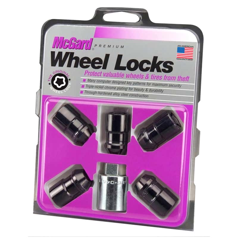 McGard — McGard Wheel Lock Nut Set - 5pk. (Cone Seat) M12X1.5 / 3/4 Hex / 1.46in. Length - Black - view 6