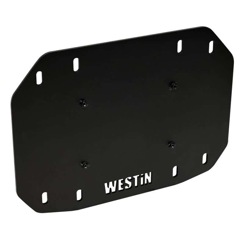 Westin — Westin 18-25 Wrangler JL Spare Tire Delete Plate - Tex. Blk
Rear Delete Plate - view 3