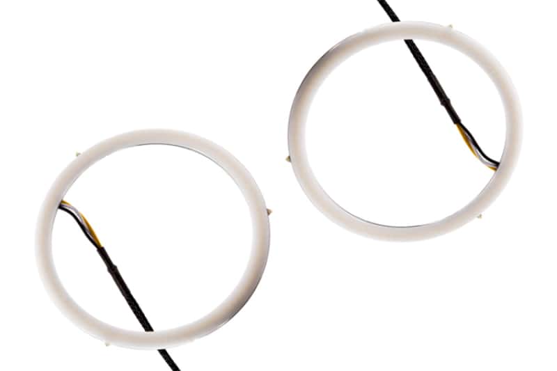 Diode Dynamics — Diode Dynamics Halo Lights LED 110mm Switchback (Pair) - view 1