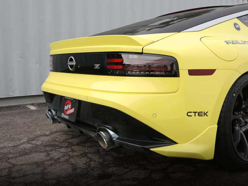 aFe — aFe POWER Takeda 2023 Nissan Z 2 1/2in 304 SS Cat-Back Exhaust System w/ Carbon Fiber Tips
Cat-Back Exhaust - view 3