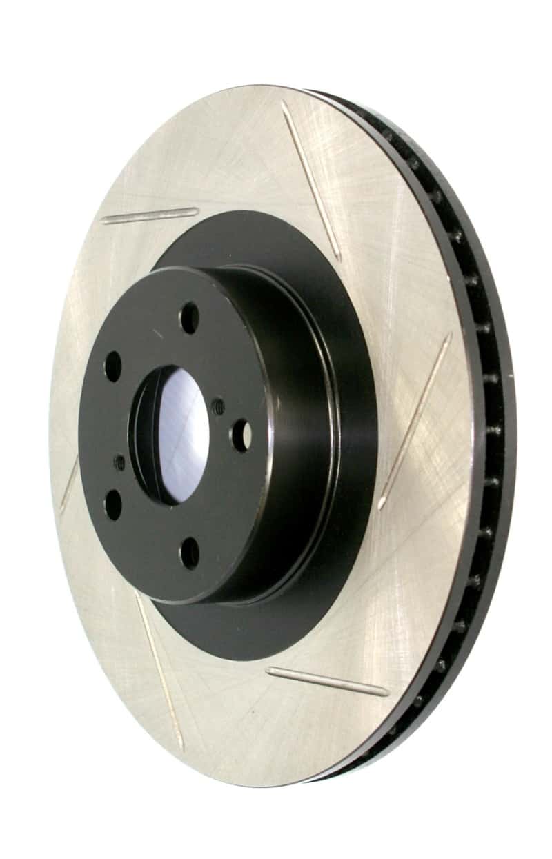 Stoptech — StopTech 15-19 Subaru WRX / Legacy / Outback & 08-14 Tribeca Slotted Sport Right Brake Rotor
Sport Slotted Rotor - view 1