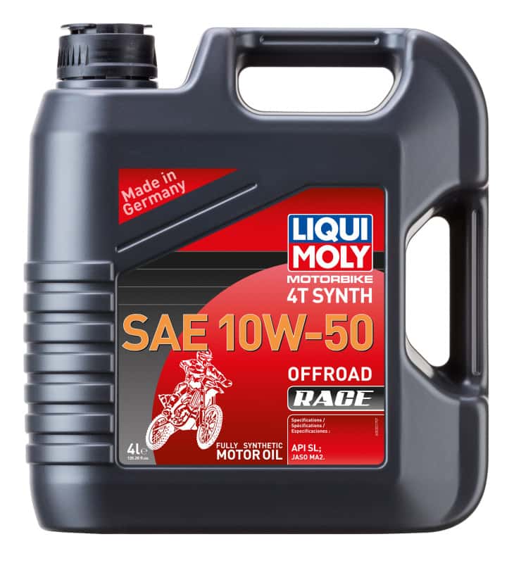 LIQUI MOLY — LIQUI MOLY 4L Motorbike 4T Synth SAE 10W50 Offroad Race - view 1
