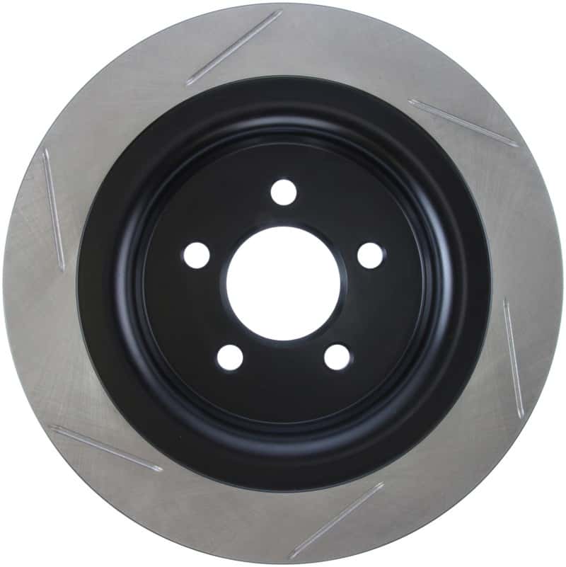 Stoptech — StopTech 2015 Ford Mustang GT w/ Brembo Brakes Left Rear Slotted Brake Rotor
Sport Slotted Rotor
Disc Brake Rotor - view 2