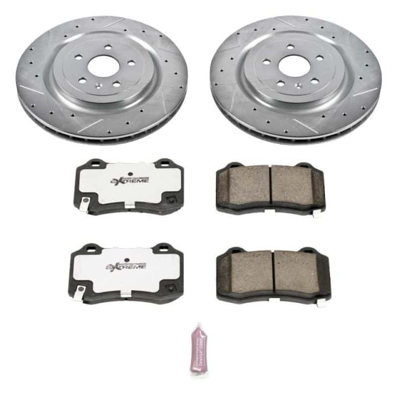 PowerStop — Power Stop 09-15 Cadillac CTS Rear Z26 Street Warrior Brake Kit - view 1