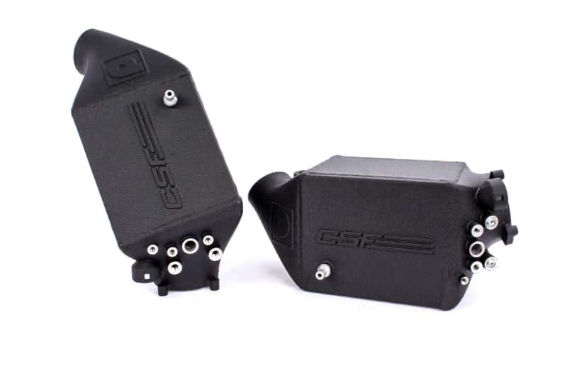 CSF — CSF 12-16 BMW M5 (F10) / 12-18 BMW M6 (F06/F12/F13) Twin Charge-Air-Cooler Set - Crinkle Black
CSF FI Air Cooler
8109
 - view 2