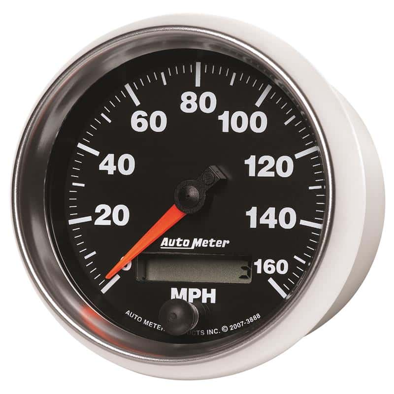 AutoMeter — Autometer GS 3-3/8 inch 160 MPH In Dash Speedometer Gauge
3-3/8" SPEEDO, 160 M - view 3