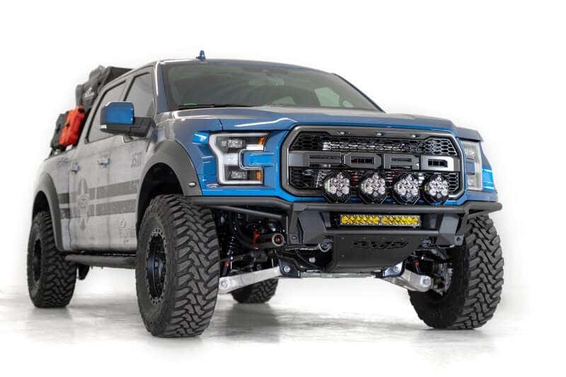 Addictive Desert Designs — Addictive Desert Designs 17-20 Ford Raptor Pro Bolt-On Front Bumper - Hammer Black
Bumper Light Hoop
Accessory - view 15