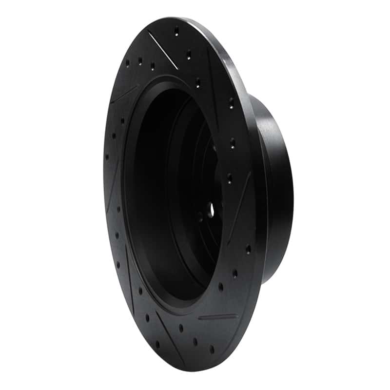 R1 Concepts — R1 96-04 Volvo S70 Rear Left Drilled & Slotted Black Brake Rotor
R1 Brake Rotor Drill - view 4