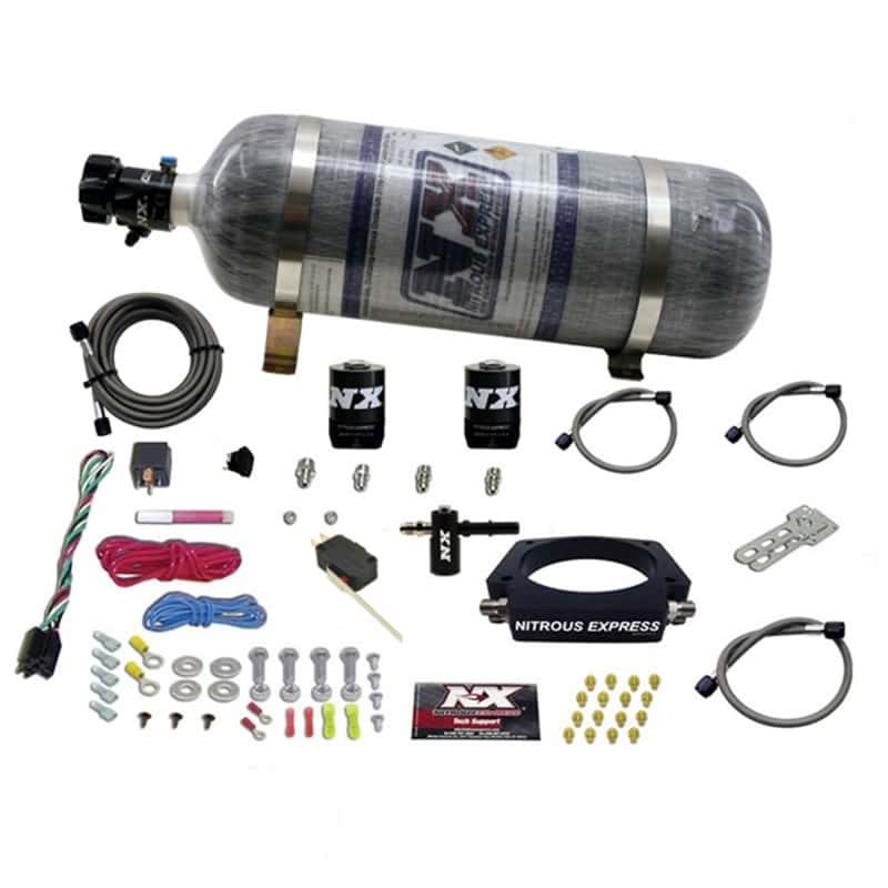 Nitrous Express — Nitrous Express LT2 C8 Nitrous Plate Kit (50-300HP) w/Composite Bottle
Injection System Kit
N2OSys - view 2