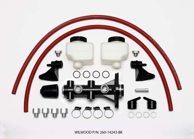 Wilwood — Wilwood Tandem Remote Master Cylinder - 1in Bore Black
M/C,TANDEM REMOTE - view 1