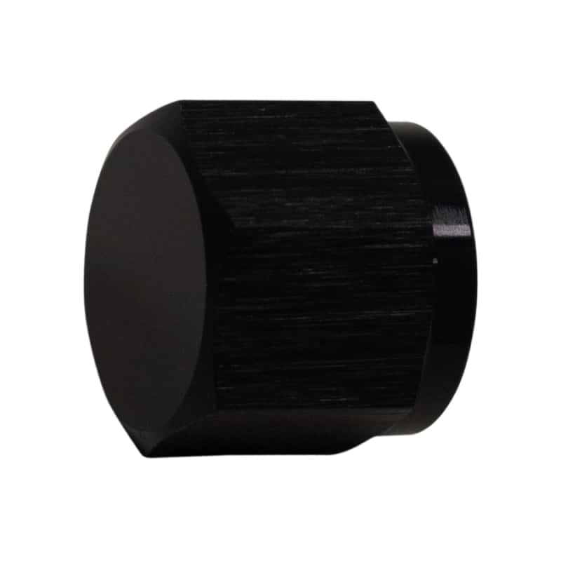 DeatschWerks — DeatschWerks 6AN Female Flare Cap - Anodized Matte Black
Lines & Fittings - view 1