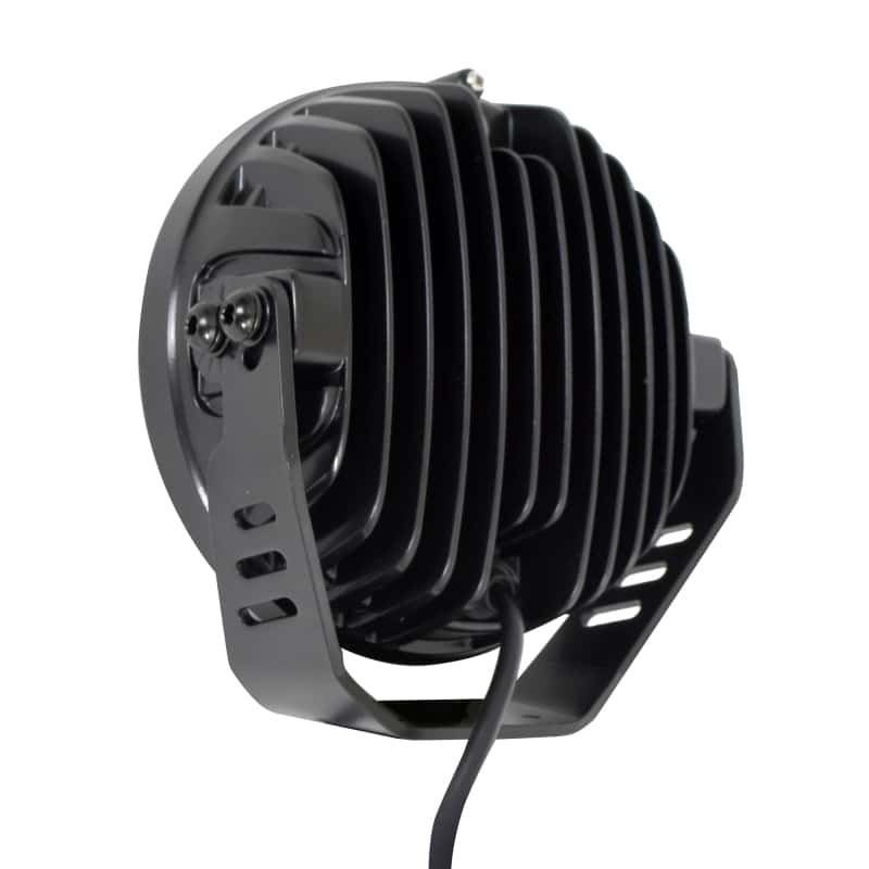 Go Rhino — Go Rhino Xplor Blackout Series Round LED Driving Light w/DRL (Surface/Threaded Stud Mnt) 7in. - Blk
BLK-7"Light With DRL - view 4