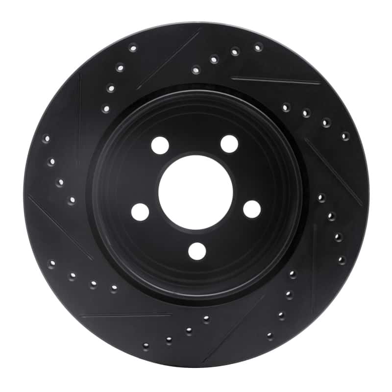 R1 Concepts — R1 05-23 Chrysler 300 Rear Right Drilled & Slotted Black Brake Rotor
R1 Brake Rotor Drill - view 5