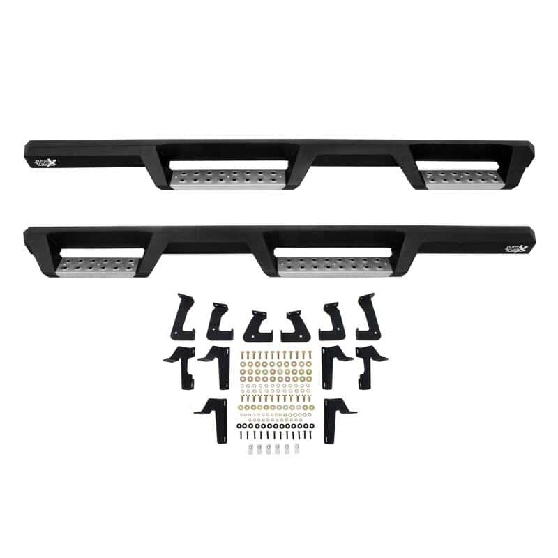 Westin — Westin 07-18 Jeep Wrangler JKU 4dr. HDX Stainless Drop Nerf Step Bars - Tex. Blk
Nerf/Step Bar - view 6