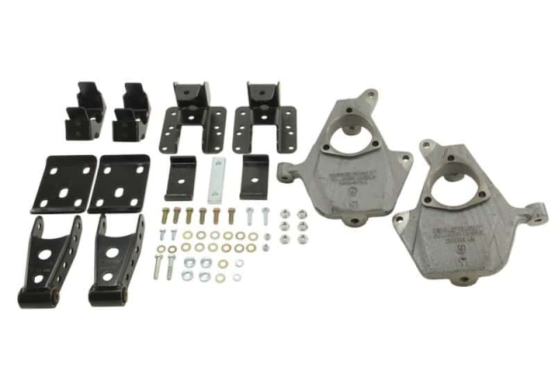 Belltech — Belltech LOWERING KIT 2014 Chevy/GMC Silverado/Sierra All Cabs 2WD 2in Front/4in Rear w/o Shocks
LOWERING KIT - view 1