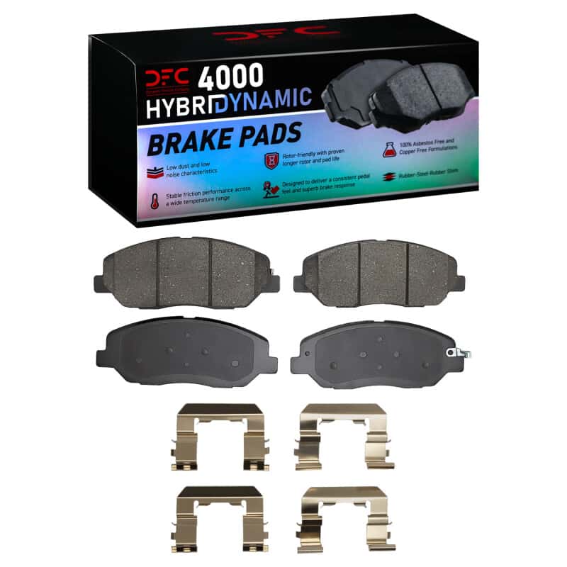 DFC — DFC 09-11 Hyundai Genesis Sedan Front 4000 HybriDynamic Brake Pads and Hardware Kit
DFC Brake Pad Set - view 1
