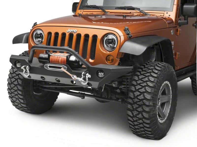 Raxiom — Raxiom 97-18 Jeep Wrangler TJ & JK 6-LED Headlights w/ Partial Halo- Blk Housing (Clear Lens)
Headlights - view 9