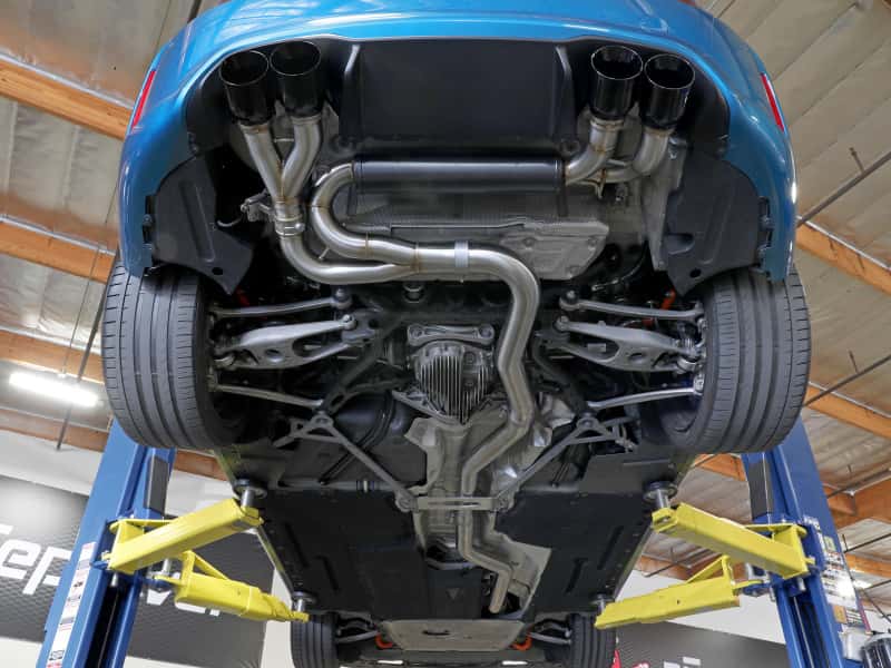 aFe — aFe 16-18 BMW M2 L6-3.0L MACH Force-Xp 3in to 2.5in 304 SS Cat-Back Exhaust System-Quad Black Tips
Cat-Back Exhaust - view 8