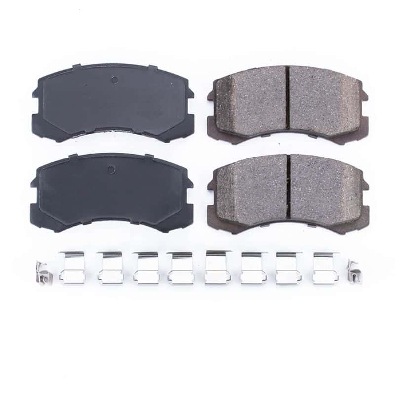 PowerStop — Power Stop 02-07 Mitsubishi Lancer Front Z17 Evolution Ceramic Brake Pads w/Hardware
Z17 Brake Pads - view 1