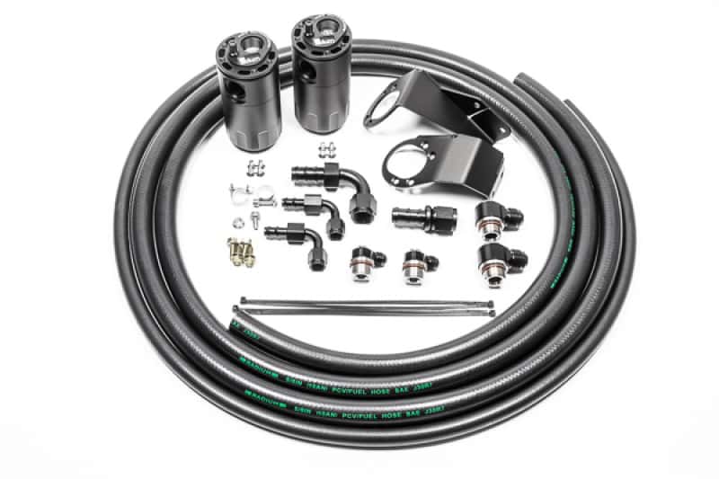 Radium Engineering — Radium Engineering 89-94 Nissan S13 Dual Catch Can Kit - Fluid Lock - view 1