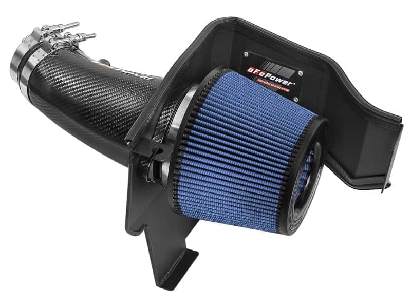 aFe — aFe MagnumFORCE Carbon Fiber Intake Stage-2 Pro 5R 11-17 Dodge Challenger/Charger SRT-8 V8 6.4L
Track Series Intake - view 1