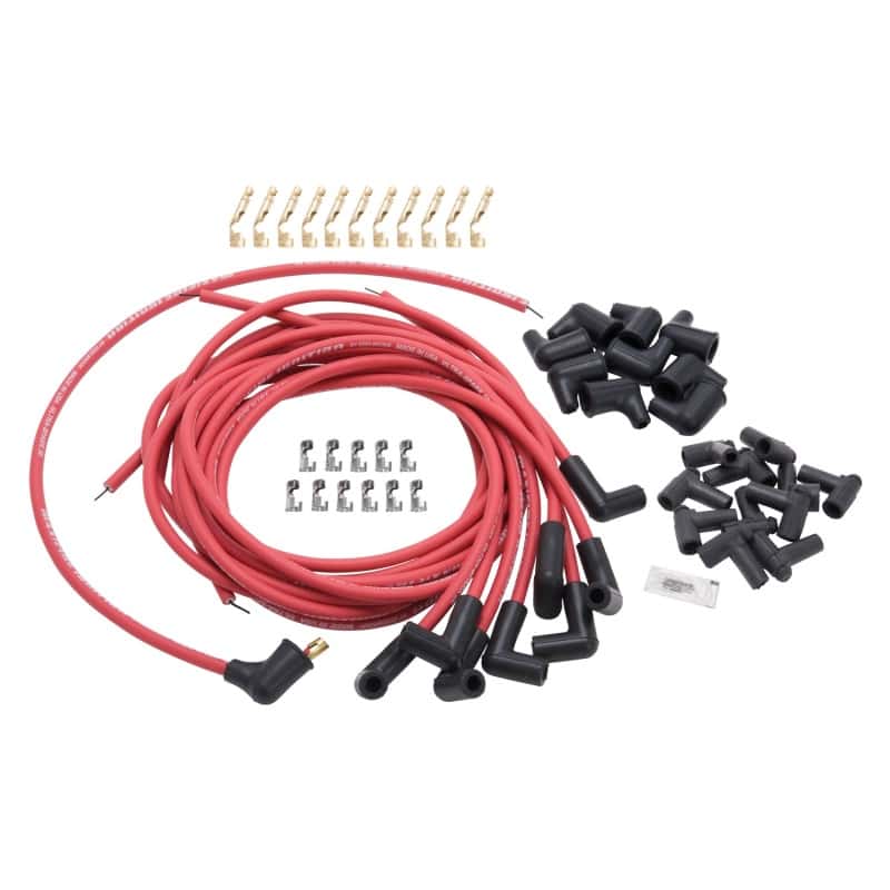 Edelbrock — Edelbrock Spark Plug Wire Set Universal 90 Deg Boots 50 Ohm Resistance 8 65mm Red Wire (Set of 9)
ELECTRONICS - view 1