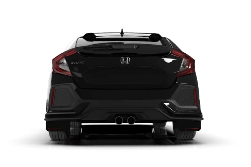 Rally Armor — Rally Armor 17-19 Honda Civic Sport/Sport Touring Black UR Mud Flap w/Red Logo
Mud Flap - view 2