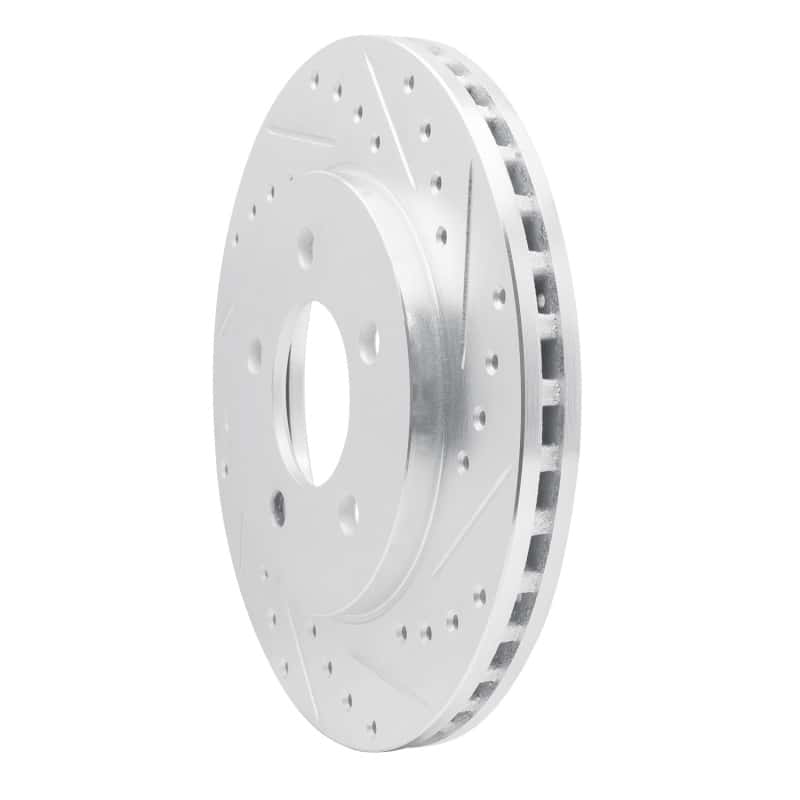 R1 Concepts — R1 91-02 Chrysler Voyager Front Right Drilled & Slotted Silver Brake Rotor
R1 Brake Rotor Drill - view 2