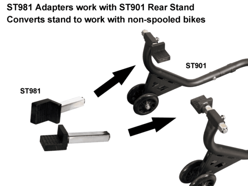 Vortex Racing — Vortex Racing Rear Stand Conversion for No Spools - view 1