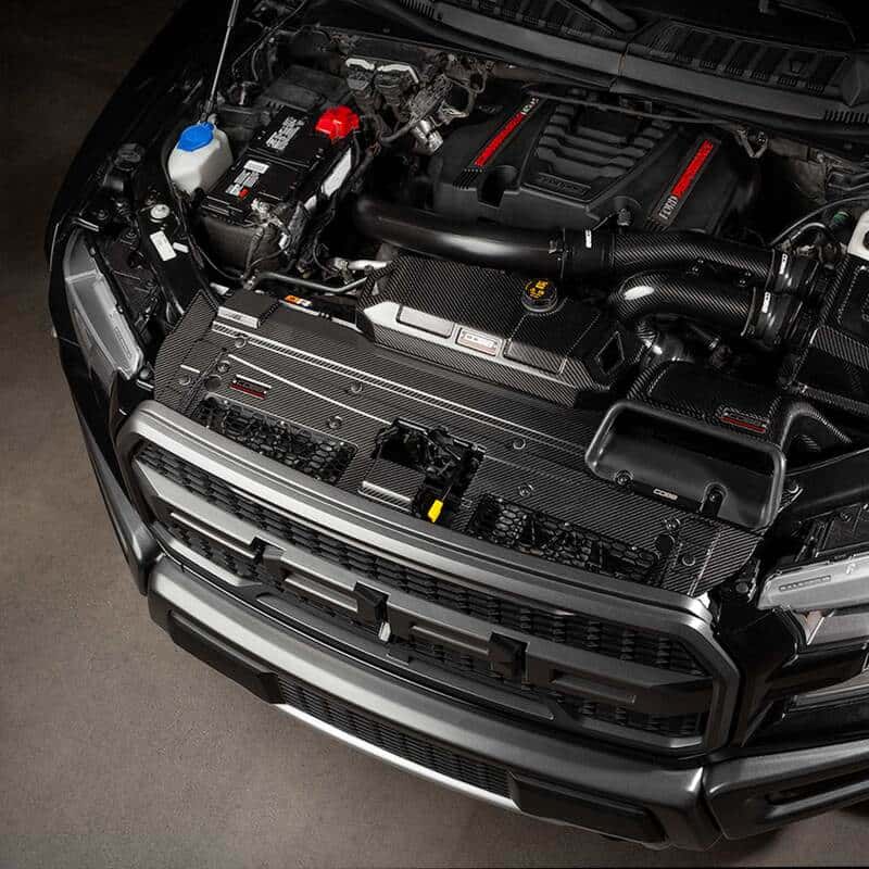 COBB — Cobb 17-20 Ford F-150 Ecoboost Raptor Redline Carbon Fiber Radiator Shroud - view 7