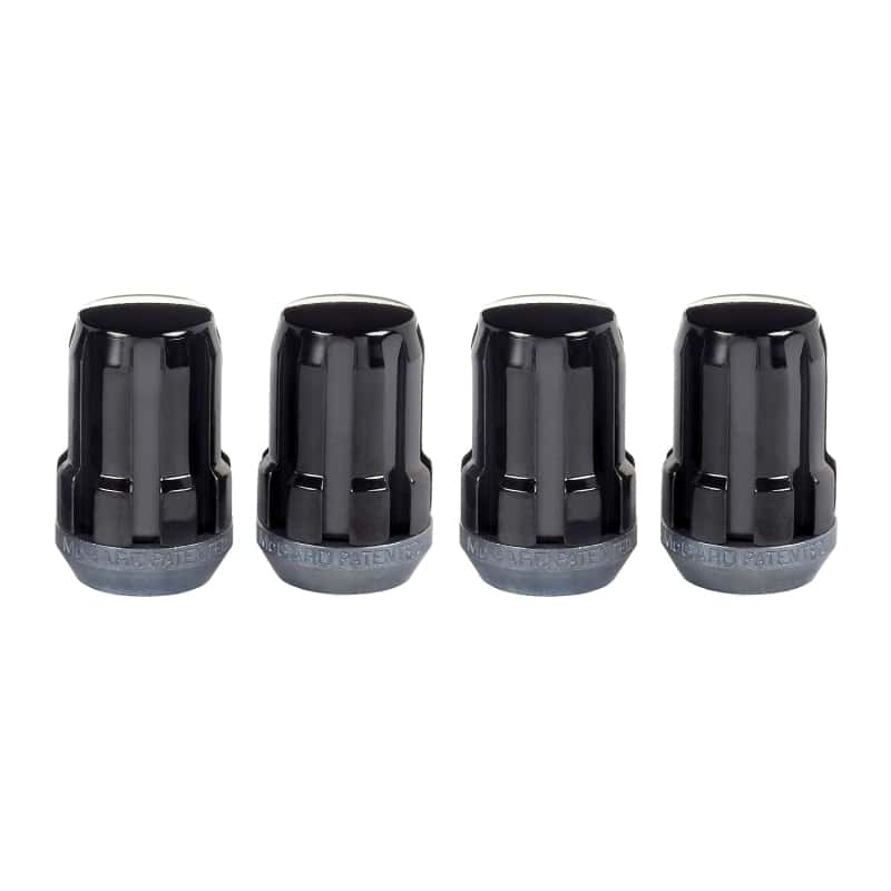 McGard — McGard SplineDrive Lug Nut (Cone Seat) M12X1.5 / 1.24in. Length (4-Pack) - Black (Req. Tool) - view 1