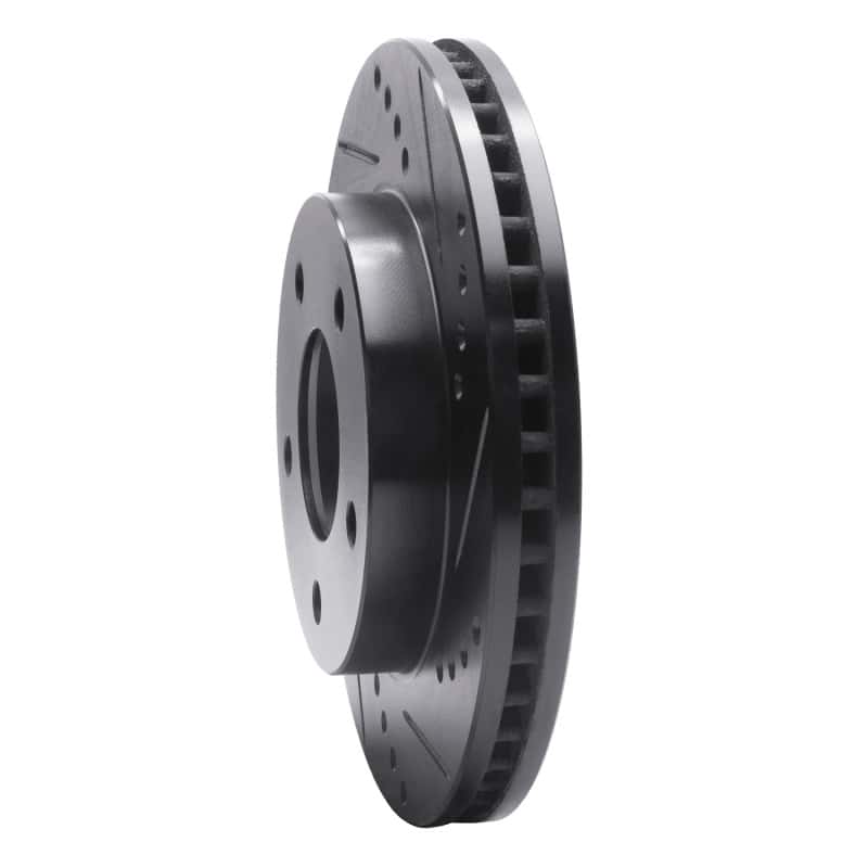 R1 Concepts — R1 83-96 Buick LeSabre Front Right Drilled & Slotted Black Brake Rotor
R1 Brake Rotor Drill - view 2