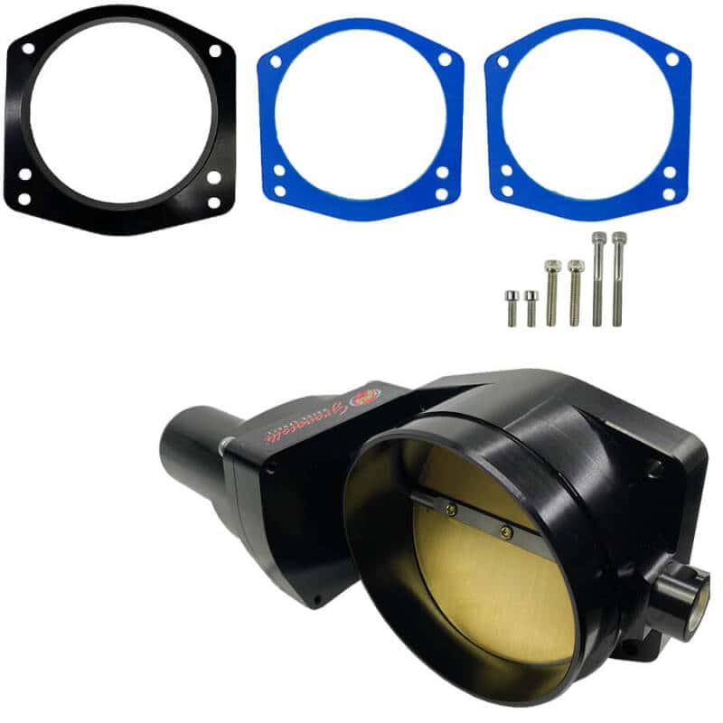 Granatelli Motor Sports — Granatelli 08-23 GM LS3/LSA/LSX Drive-By-Wire 108mm Throttle Body- Black
Throttle Body - view 1