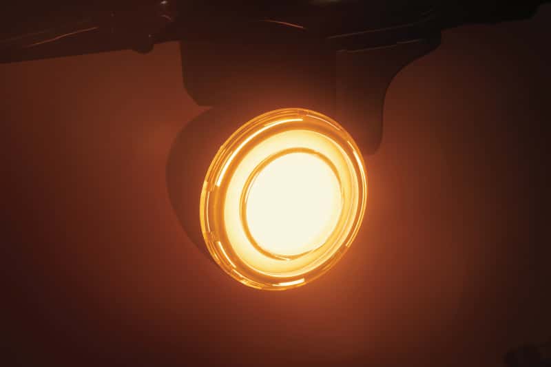 Kuryakyn — Kuryakyn Tracer L.E.D. Front Turn Signal Insert, White/Amber Light, Smoke Lens 1157 - view 11
