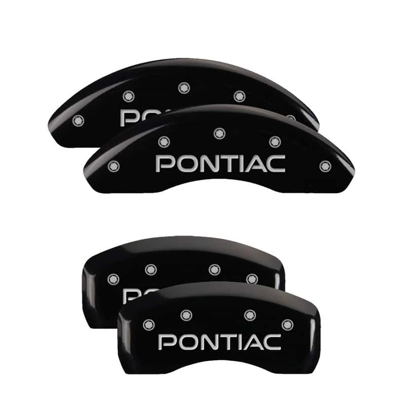MGP — MGP 4 Caliper Covers Engraved Front & Rear Pontiac Black finish silver ch
Caliper Covers - view 1