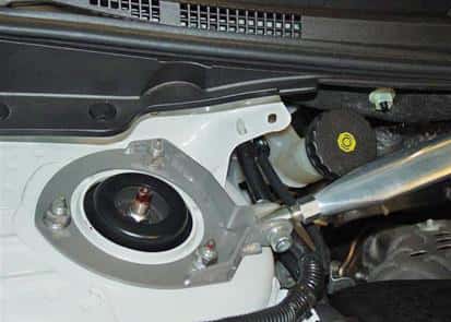 Whiteline — Whiteline 09+ Lancer Ralliart Front adjustable strut tower brace
Strut Brace - view 2