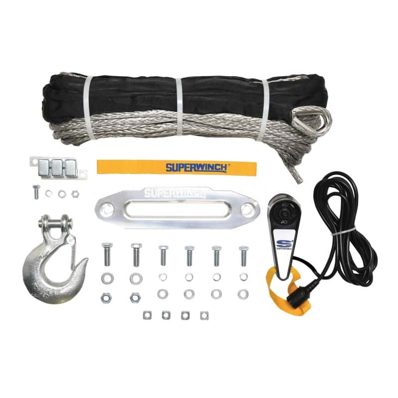 Superwinch — Superwinch 9500 LBS 12V DC 3/8in x 80ft Synthetic Rope Tiger Shark 9500 Winch
Winch - view 10