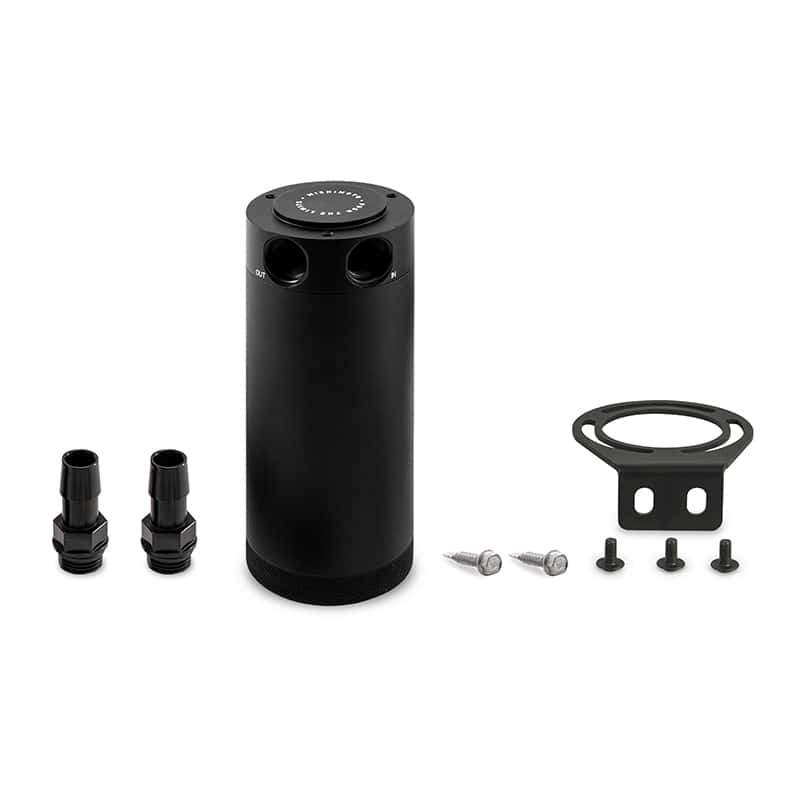 Mishimoto — Mishimoto 2-Port Universal XL Baffled Catch Can - Black
Engine Oil Separator - view 2