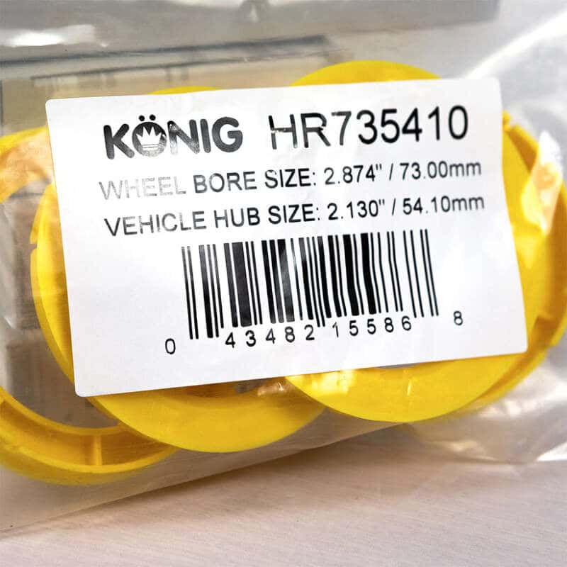 Konig — Konig Hub Ring Set (4pcs) - 73.1mm O.D. / 54.1mm I.D. - view 2