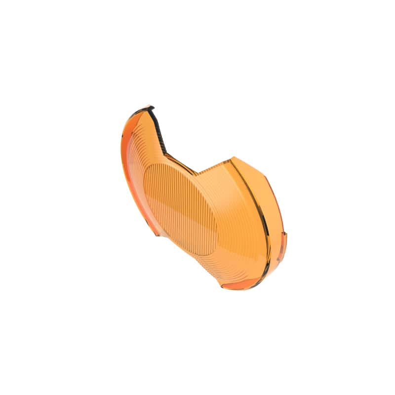 KC HiLiTES — KC HiLiTES SlimLite 6in Light Shield - Spread Beam - Amber - view 2